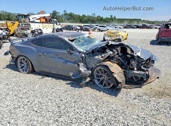 1FA6P8CF7N5130765 2022 FORD MUSTANG Серый Передняя правая четверть