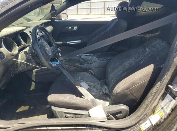 1FA6P8CF7N5134993 2022 FORD MUSTANG Black Սալոնի դիմացի տեսք