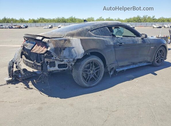 1FA6P8CF7N5134993 2022 FORD MUSTANG Black Հետևի աջ