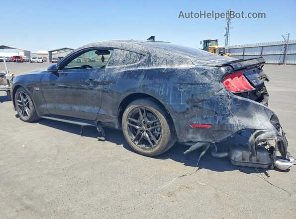 1FA6P8CF7N5134993 2022 FORD MUSTANG Black Հետևի ձախ