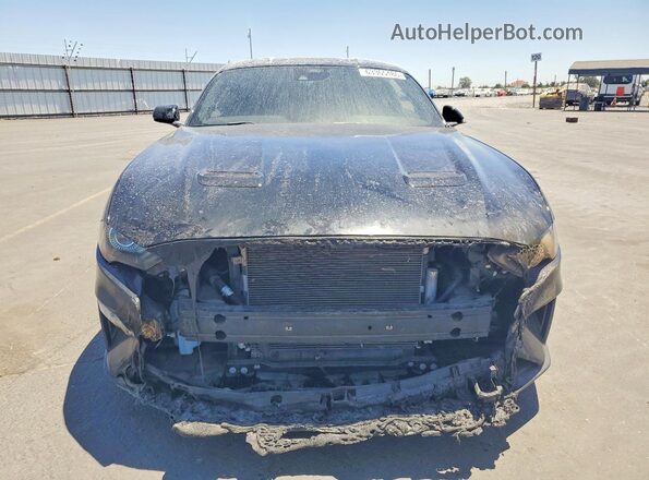 1FA6P8CF7N5134993 2022 FORD MUSTANG Black Դիմացի տեսք