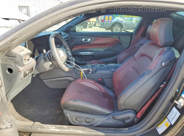 1FA6P8CF7S5414909 2025 FORD MUSTANG Black Widok wnętrza z przodu