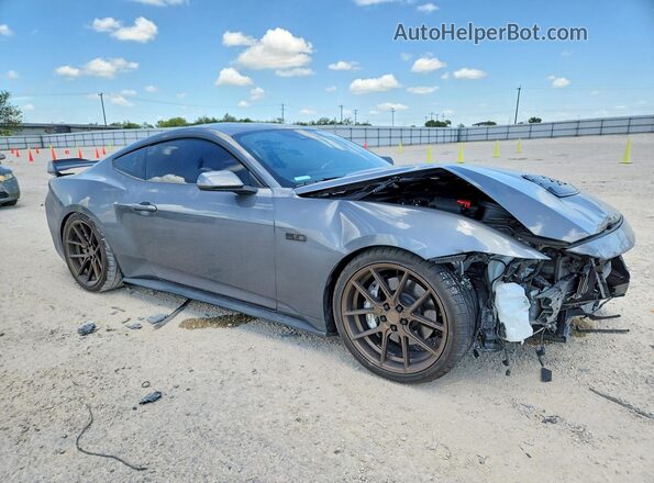1FA6P8CF7S5417728 2025 FORD MUSTANG Gray Front right