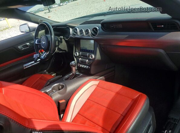1FA6P8CF9L5170939 2020 FORD MUSTANG Gray Widok deski rozdzielczej