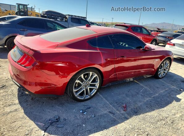1FA6P8CF9N5146076 2022 FORD MUSTANG Red Հետևի աջ
