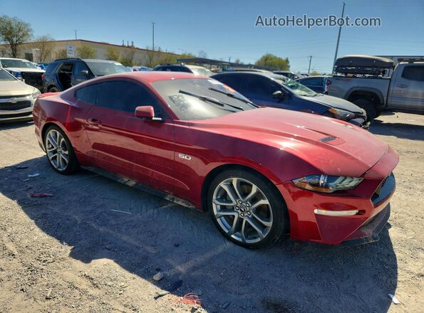 1FA6P8CF9N5146076 2022 FORD MUSTANG Red Առջևի աջ