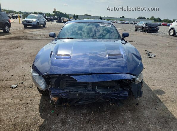 1FA6P8CFXL5129784 2020 FORD MUSTANG Blue Widok z przodu