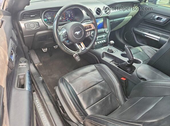 1FA6P8CFXL5129784 2020 FORD MUSTANG Blue Widok deski rozdzielczej