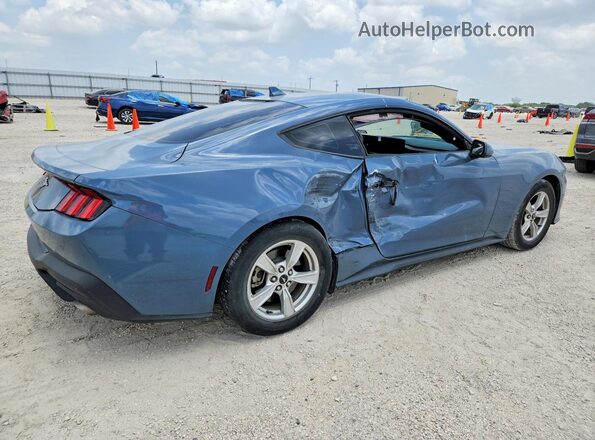 1FA6P8TH0R5111613 2024 FORD MUSTANG Синий Задняя правая четверть