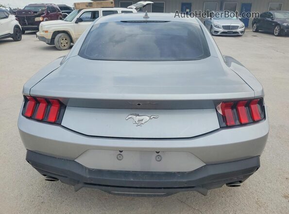 1FA6P8TH0S5118003 2025 FORD MUSTANG Silver Rear view