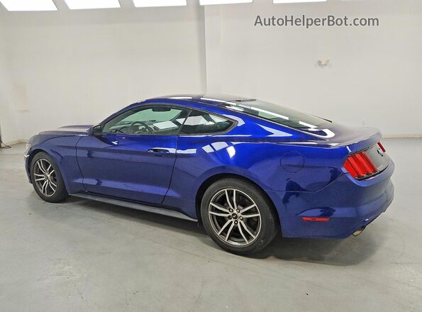 1FA6P8TH1G5236438 2016 FORD MUSTANG Blue Задня ліва чверть