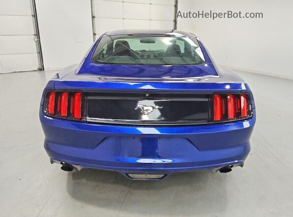 1FA6P8TH1G5236438 2016 FORD MUSTANG Blue Вид ззаду