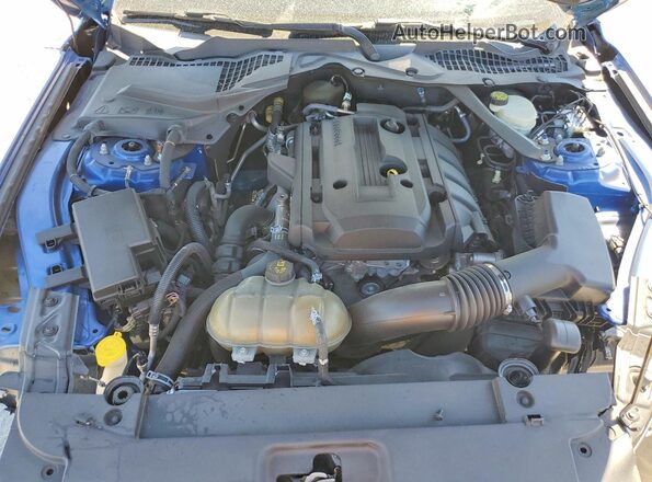 1FA6P8TH1H5333950 2017 FORD MUSTANG Blue Rear interior view