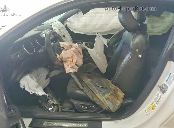 1FA6P8TH2J5106191 2018 FORD MUSTANG White Սալոնի դիմացի տեսք