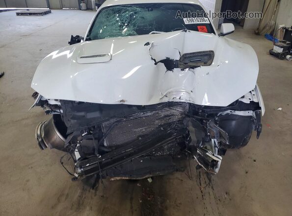 1FA6P8TH2J5106191 2018 FORD MUSTANG White Սալոնի հետևի տեսք