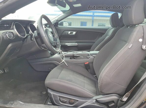 1FA6P8TH2M5113260 2021 FORD MUSTANG Blue Սալոնի դիմացի տեսք