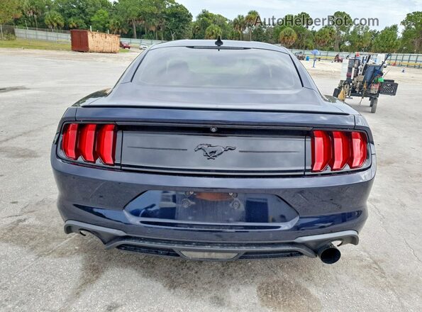 1FA6P8TH2M5113260 2021 FORD MUSTANG Blue Հետևի տեսք