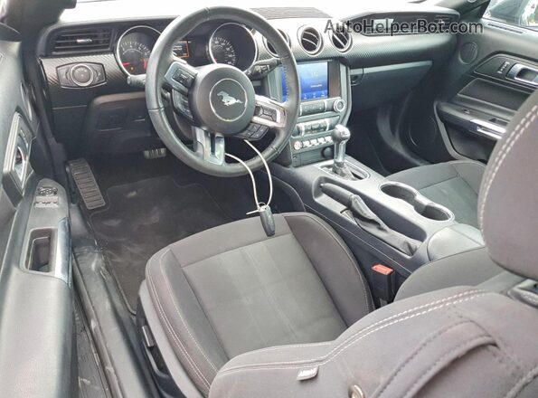1FA6P8TH2M5113260 2021 FORD MUSTANG Blue Առջևի վահանակի տեսք