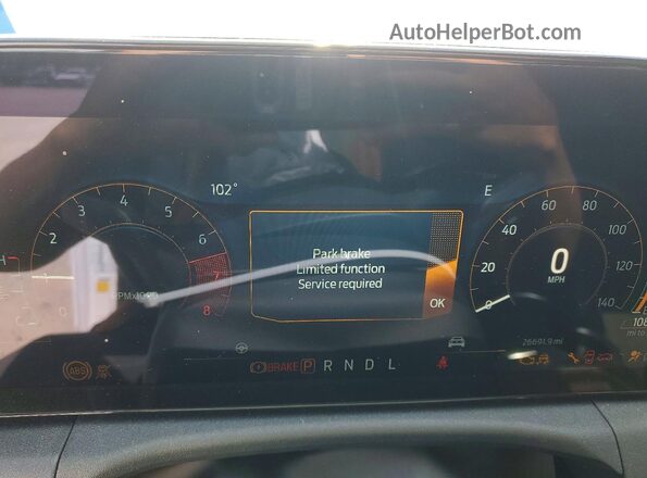 1FA6P8TH2R5141759 2024 FORD MUSTANG White Instrument cluster view