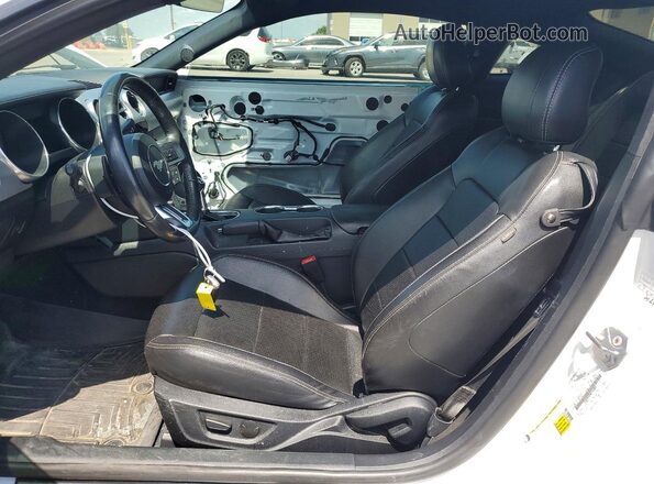1FA6P8TH3M5104809 2021 FORD MUSTANG White Vista interior delantera