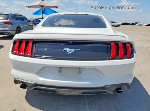 1FA6P8TH3M5104809 2021 FORD MUSTANG White Vista trasera