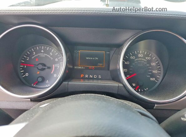 1FA6P8TH3M5104809 2021 FORD MUSTANG White Vista del cuadro de instrumentos