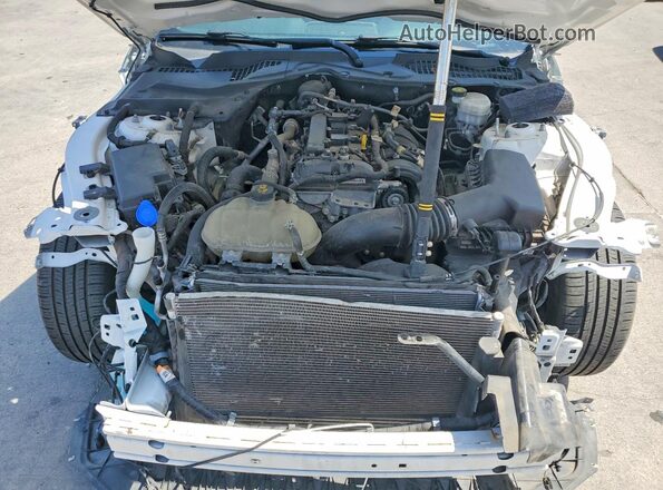 1FA6P8TH3M5104809 2021 FORD MUSTANG White Vista interior trasera