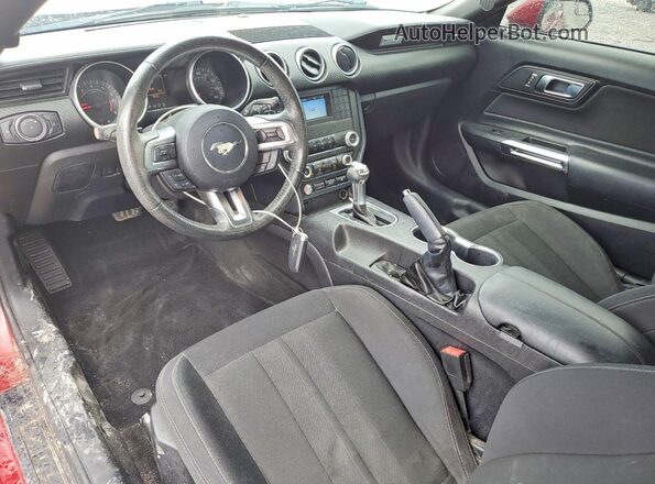 1FA6P8TH4K5196610 2019 FORD MUSTANG Красный Вид панели приборов