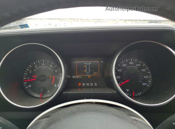 1FA6P8TH4K5196610 2019 FORD MUSTANG Красный Вид щитка приборов