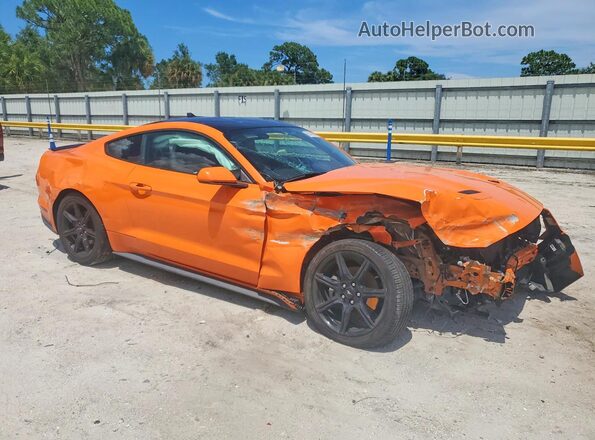 1FA6P8TH4L5153757 2020 FORD MUSTANG Orange Przód prawy