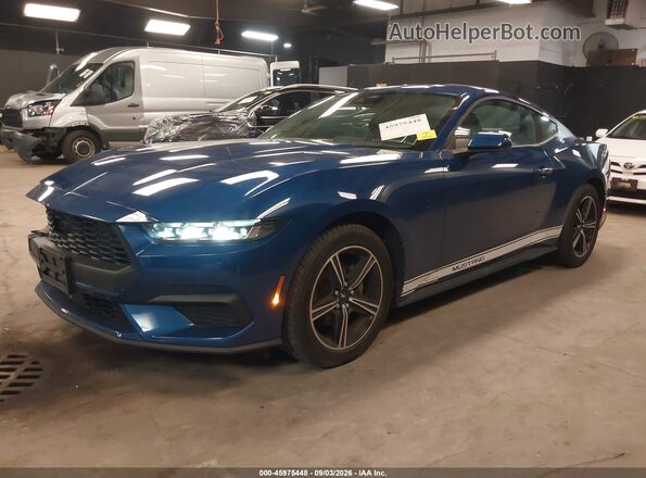 1FA6P8TH4R5147160 2024 FORD MUSTANG Blue Przód lewy