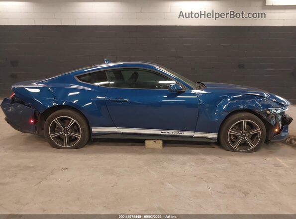 1FA6P8TH4R5147160 2024 FORD MUSTANG Blue Widok wnętrza z tyłu
