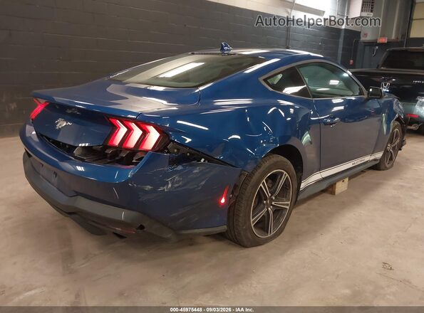 1FA6P8TH4R5147160 2024 FORD MUSTANG Blue Tył prawy