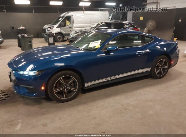 1FA6P8TH4R5147160 2024 FORD MUSTANG Blue Widok wnętrza 360 stopni