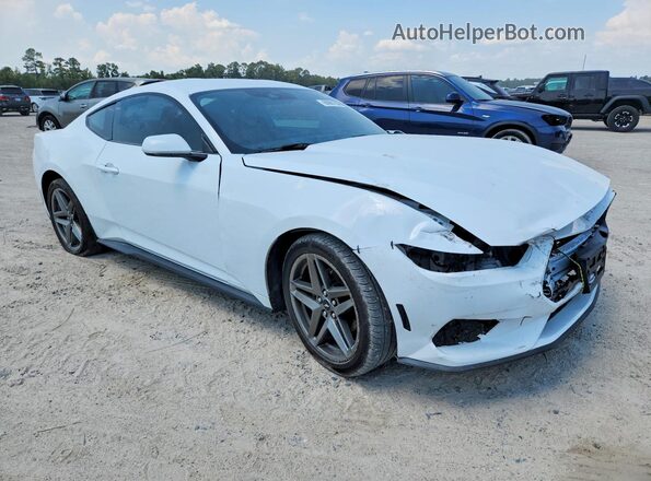 1FA6P8TH4S5104394 2025 FORD MUSTANG White Delantero derecho