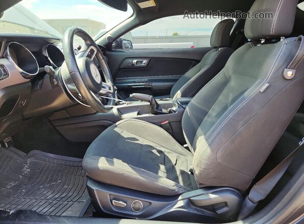 1FA6P8TH5H5239022 2017 FORD MUSTANG Black Vista interior delantera