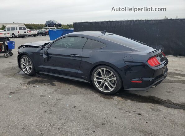 1FA6P8TH6M5104741 2021 FORD MUSTANG Black უკანა მარცხენა