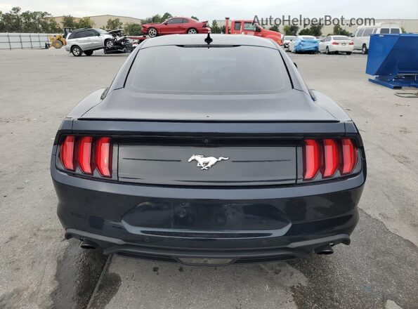 1FA6P8TH6M5104741 2021 FORD MUSTANG Black უკანა ხედი