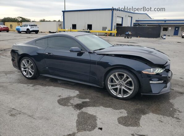 1FA6P8TH6M5104741 2021 FORD MUSTANG Black წინა მარჯვენა
