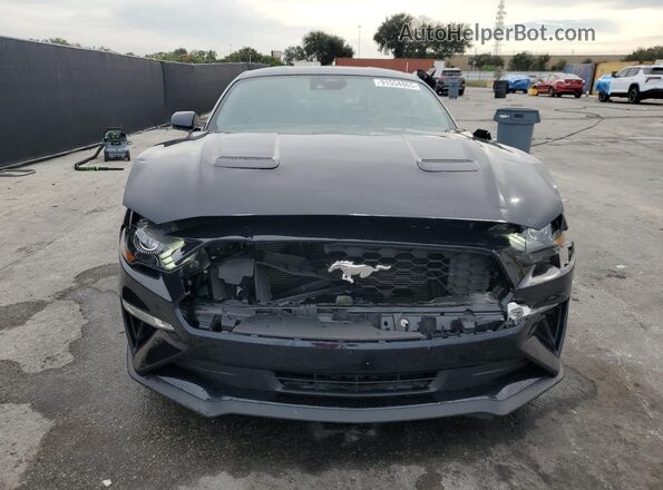 1FA6P8TH6M5104741 2021 FORD MUSTANG Black წინა ხედი