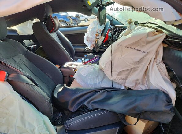 1FA6P8TH7K5202044 2019 FORD MUSTANG Gray Rear seats view