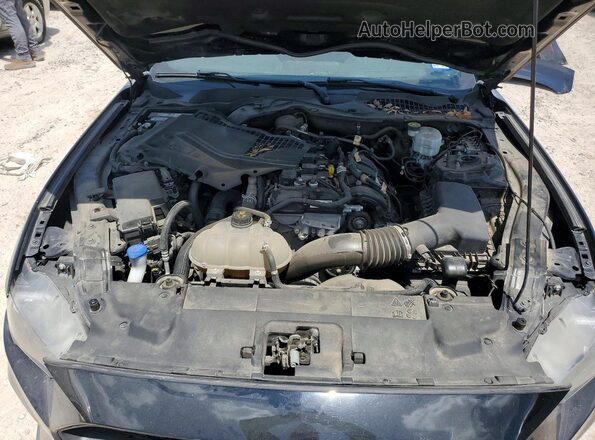 1FA6P8TH7P5102212 2023 FORD MUSTANG Черный Вид подкапотного пространства