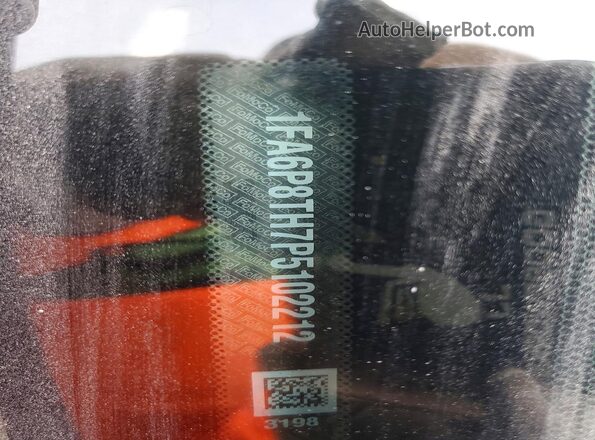 1FA6P8TH7P5102212 2023 FORD MUSTANG Черный Панорамный вид салона 360°