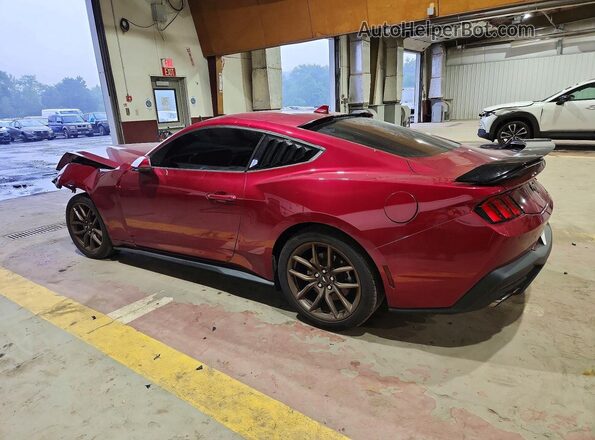 1FA6P8TH7S5109153 2025 FORD MUSTANG Red უკანა მარცხენა