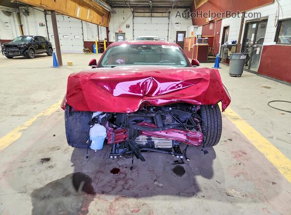 1FA6P8TH7S5109153 2025 FORD MUSTANG Red წინა ხედი