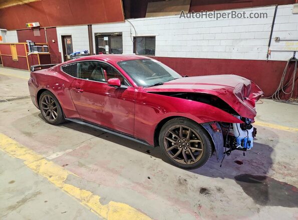 1FA6P8TH7S5109153 2025 FORD MUSTANG Red წინა მარჯვენა
