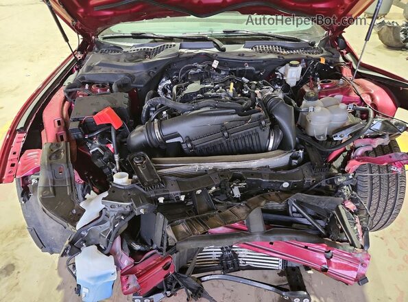 1FA6P8TH7S5109153 2025 FORD MUSTANG Red უკანა სალონის ხედი