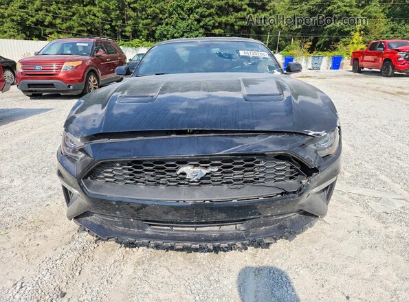 1FA6P8TH8K5166641 2019 FORD MUSTANG Black Вид спереду