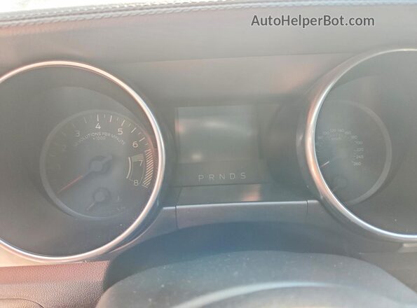 1FA6P8TH8K5166641 2019 FORD MUSTANG Black Вид щитка приладів