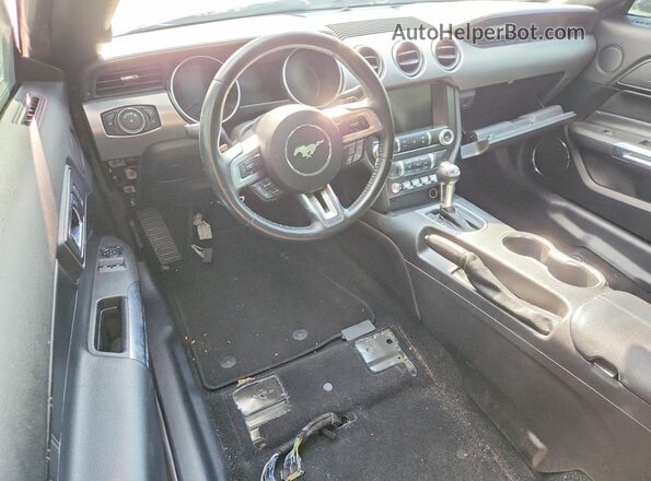 1FA6P8TH8K5166641 2019 FORD MUSTANG Black Вид панелі приладів